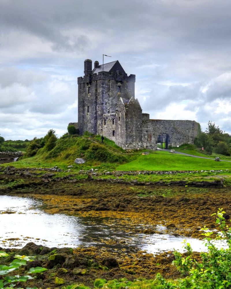 Dunguaire Castle on the shore of Galway Bay, Ireland